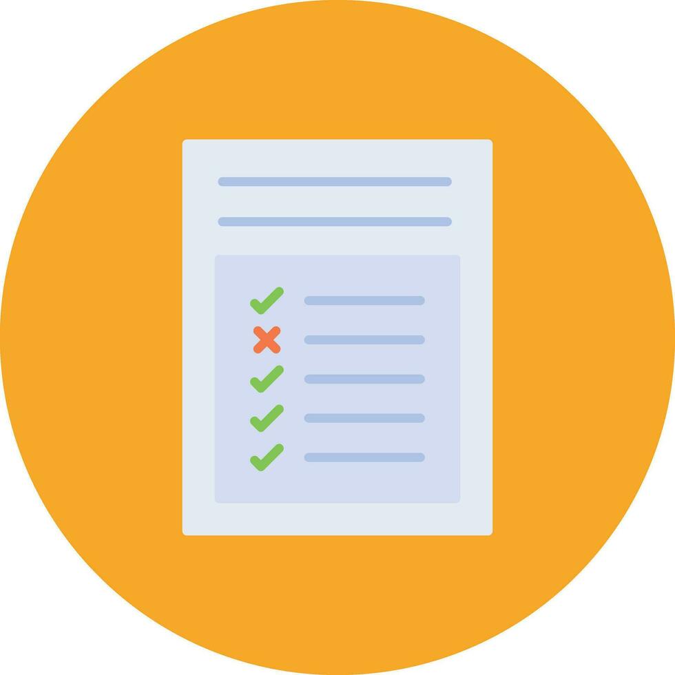 Report Card Vector Icon