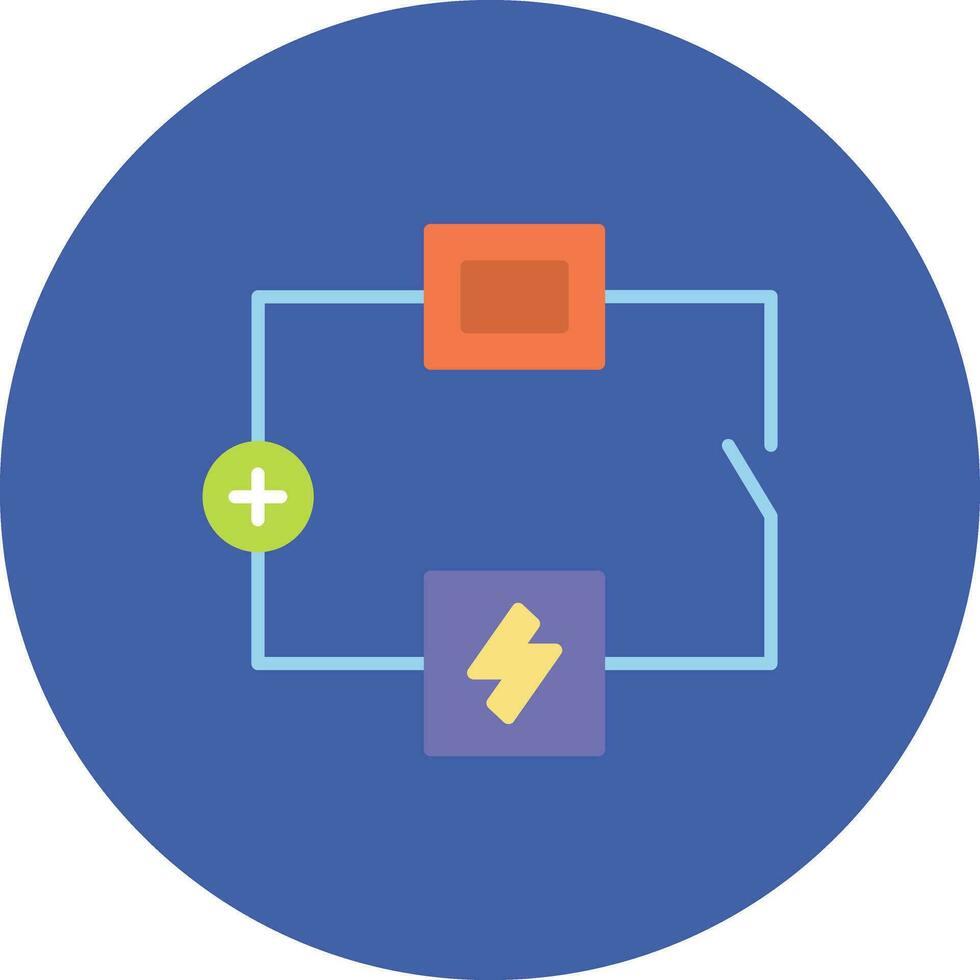 Electric Circuit Vector Icon