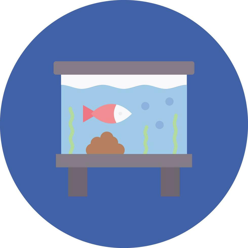 Fish Tank Vector Icon