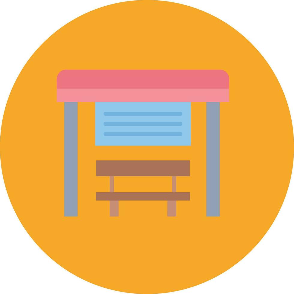 Bus Stop Vector Icon