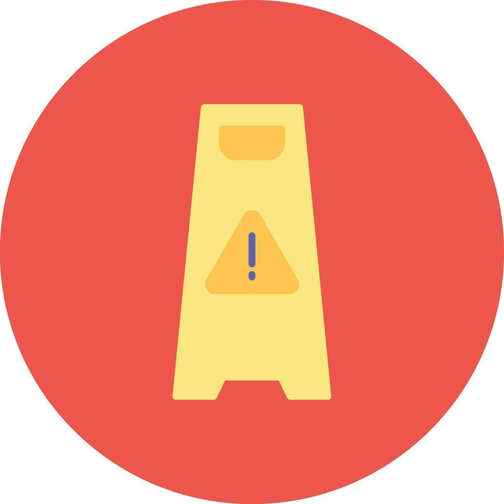 Wet Floor Vector Icon