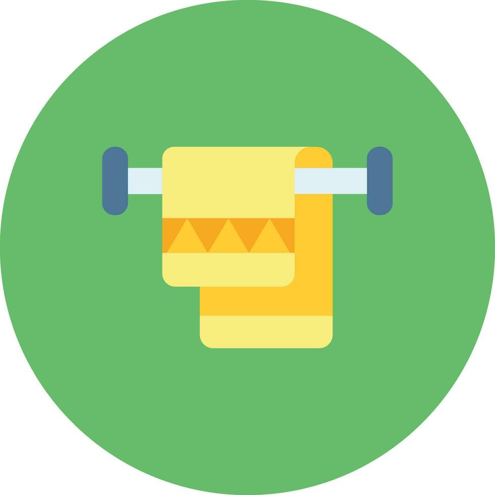 Towel Rack Vector Icon