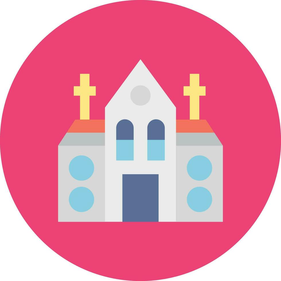 icono de vector de iglesia