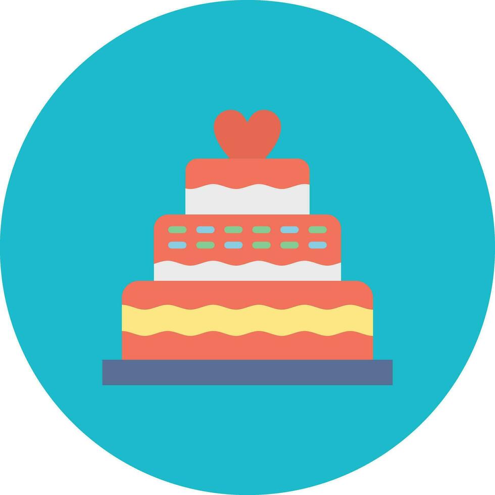 Wedding Cake Vector Icon