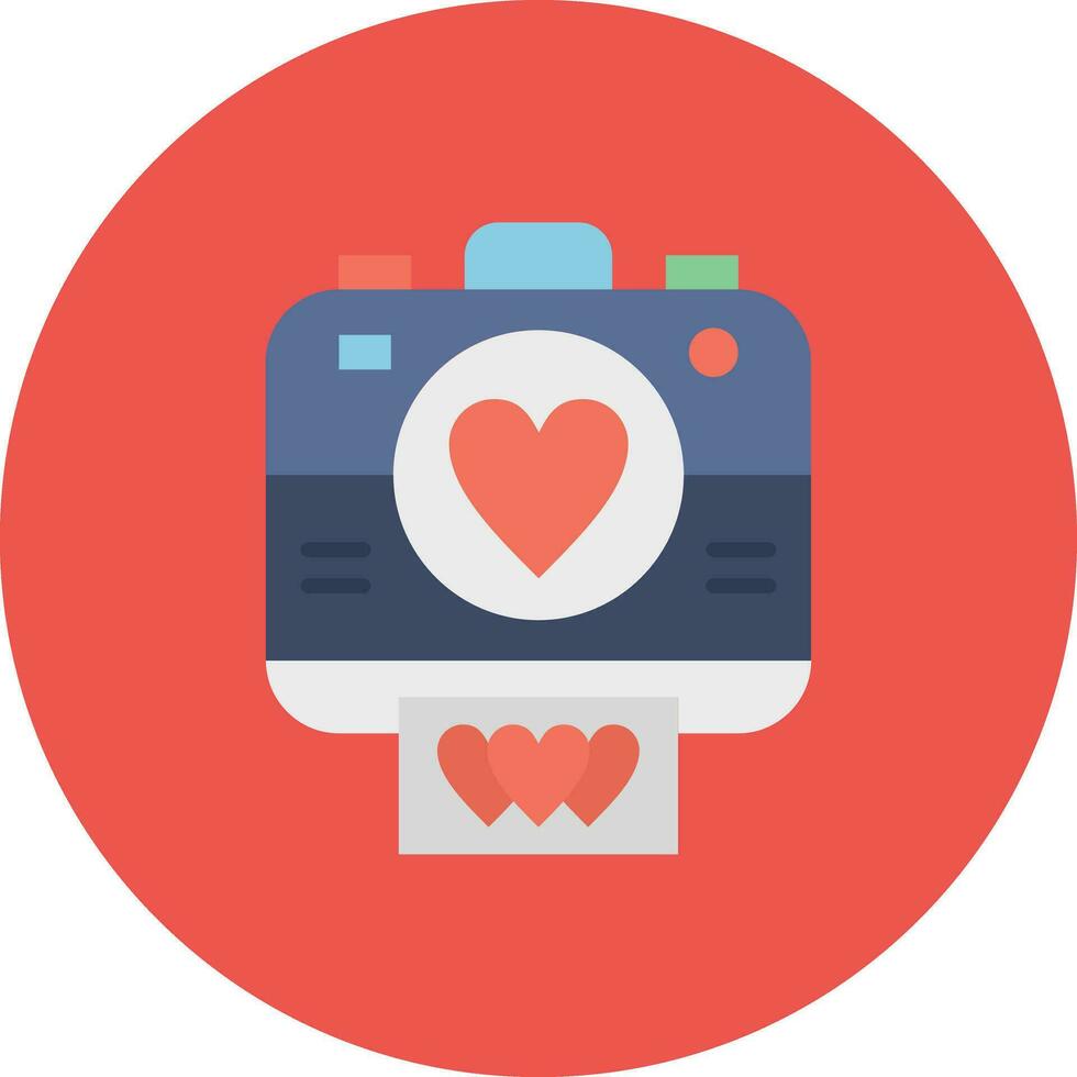 Wedding Camera Vector Icon