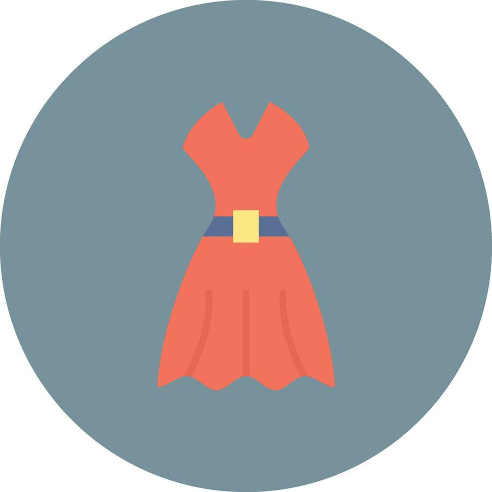 Wedding Female Dress Vector Icon