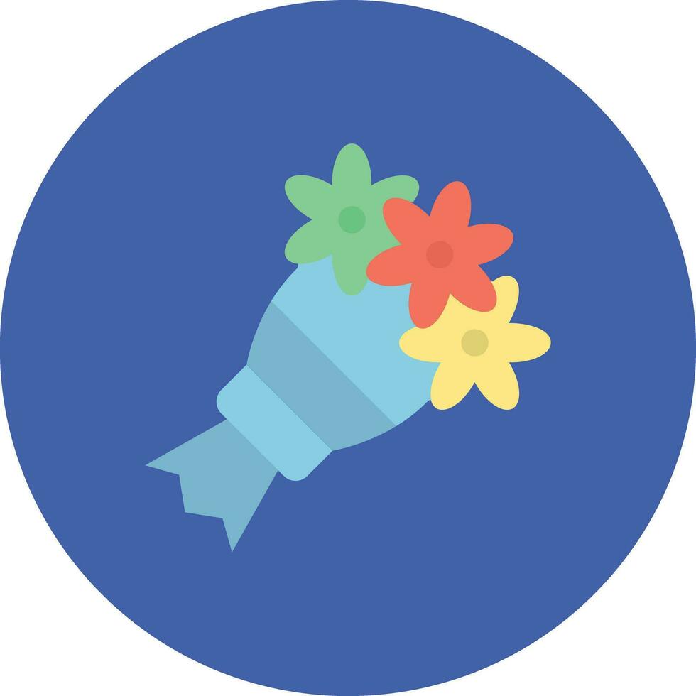 Flower Bouquet Vector Icon