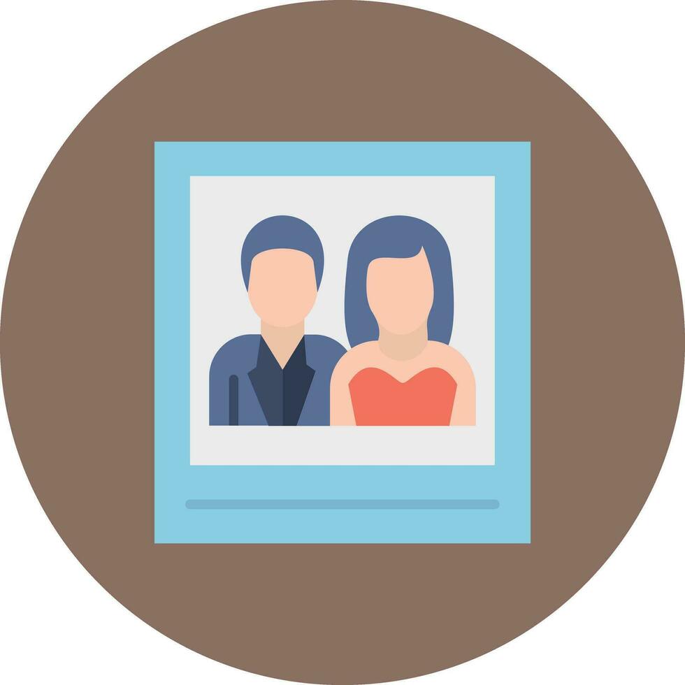 icono de vector de fotos de boda