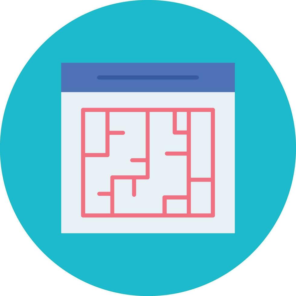 Evacuation Plan Vector Icon