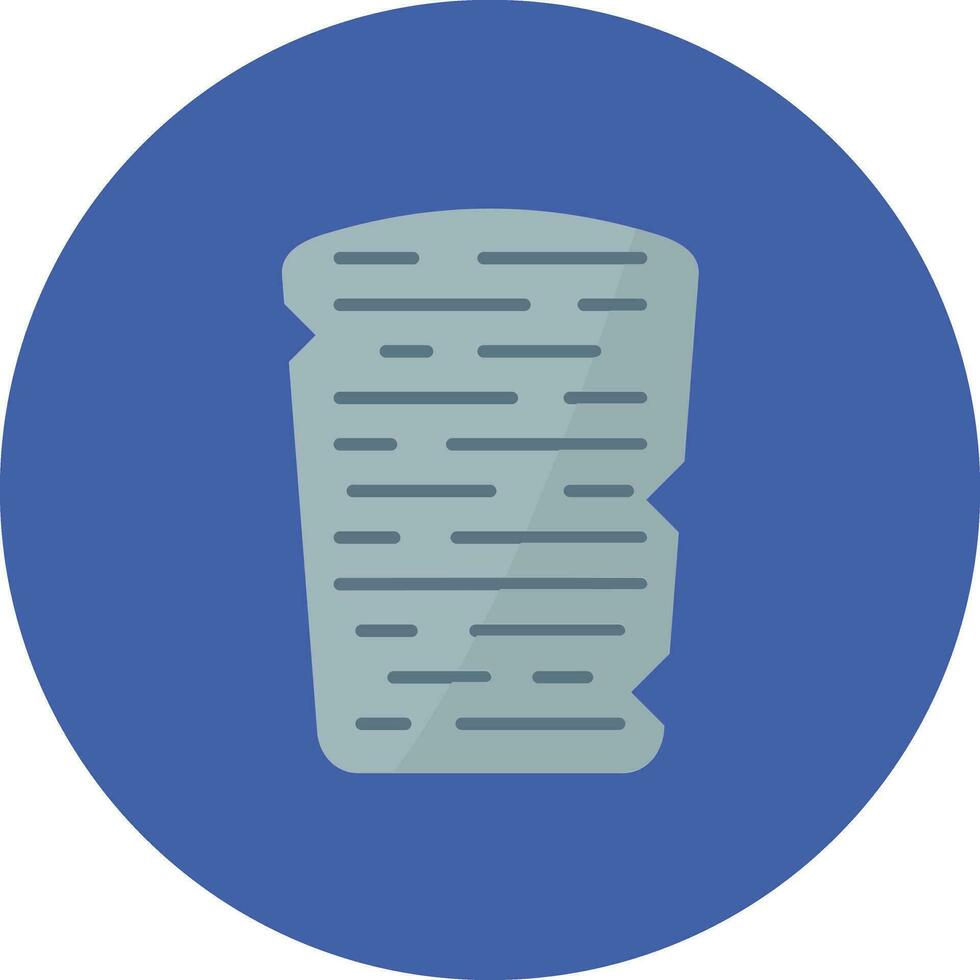 Stone Tablet Vector Vector Icon