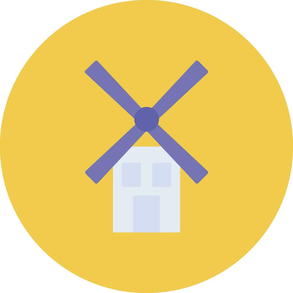 Windmill Vector Icon