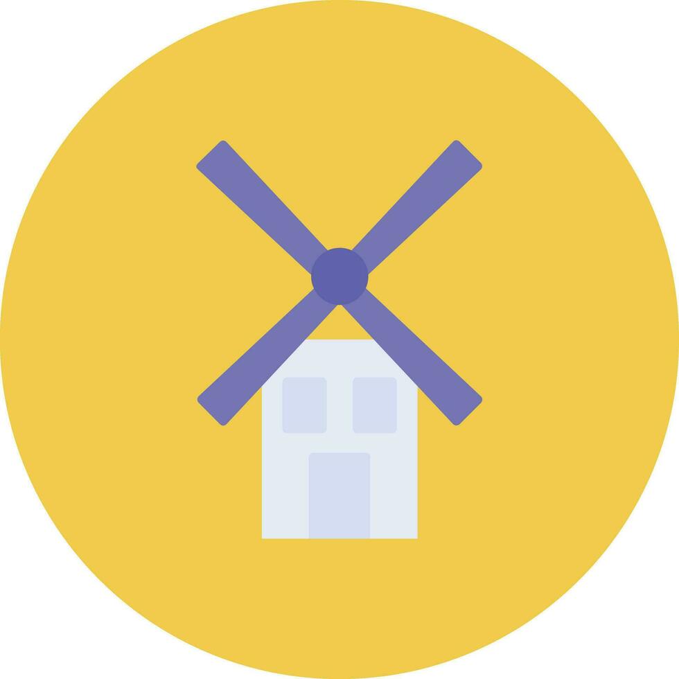 Windmill Vector Icon