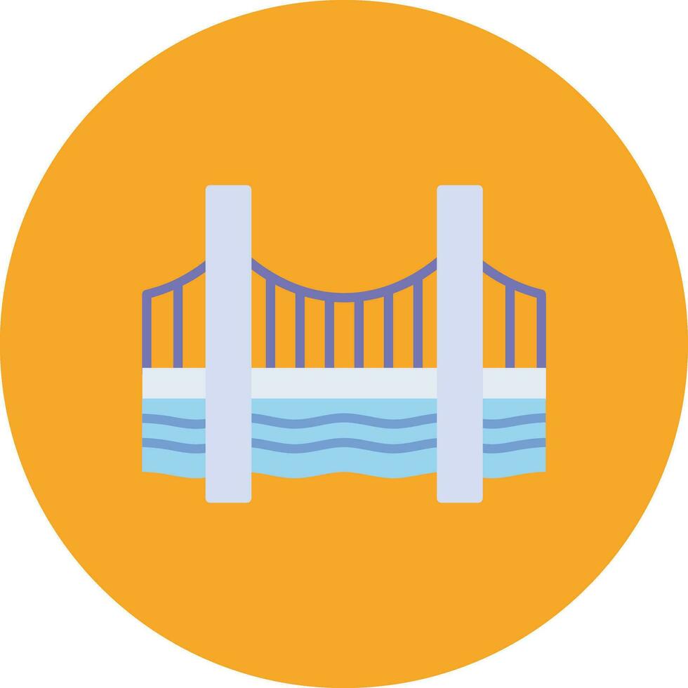 icono de vector de puente