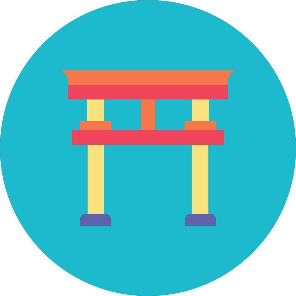 Torii Gate Vector Icon