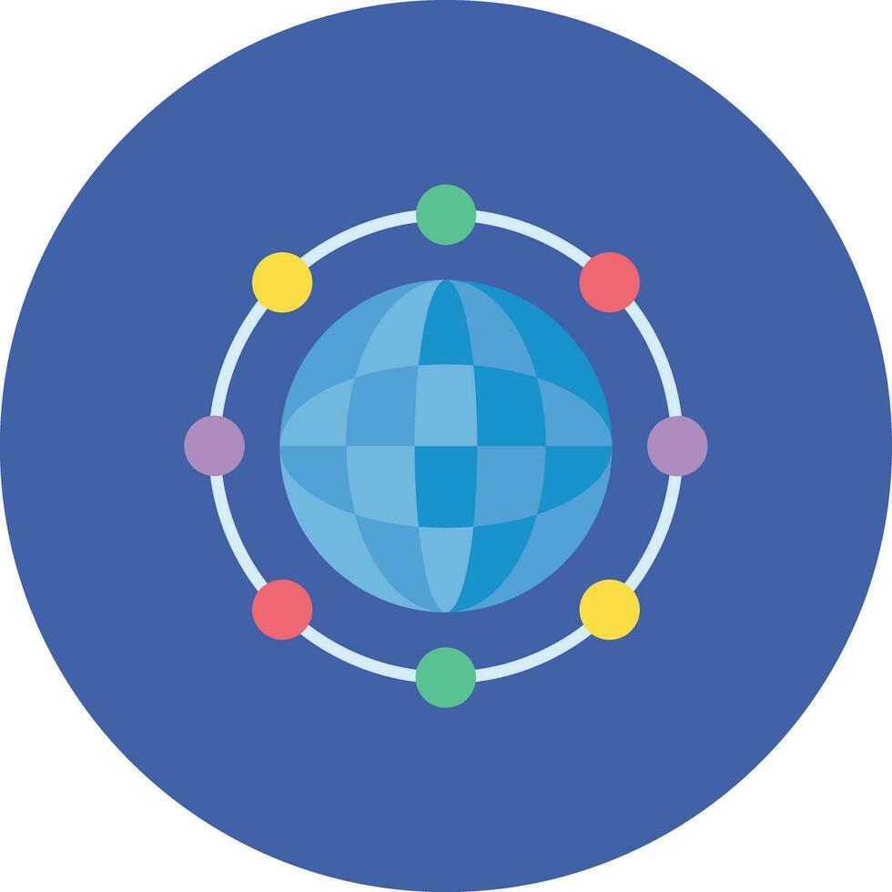 Global Network Vector Icon