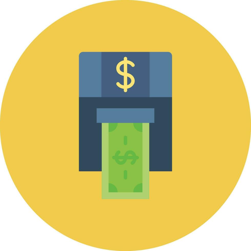 Cash Withdrawal Vector Icon