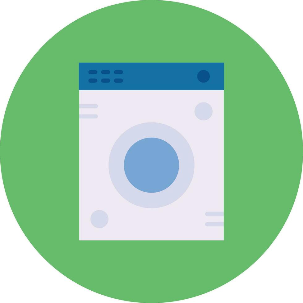Washing Machine Vector Icon