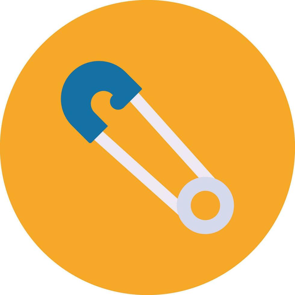 Safety Pin Vector Icon