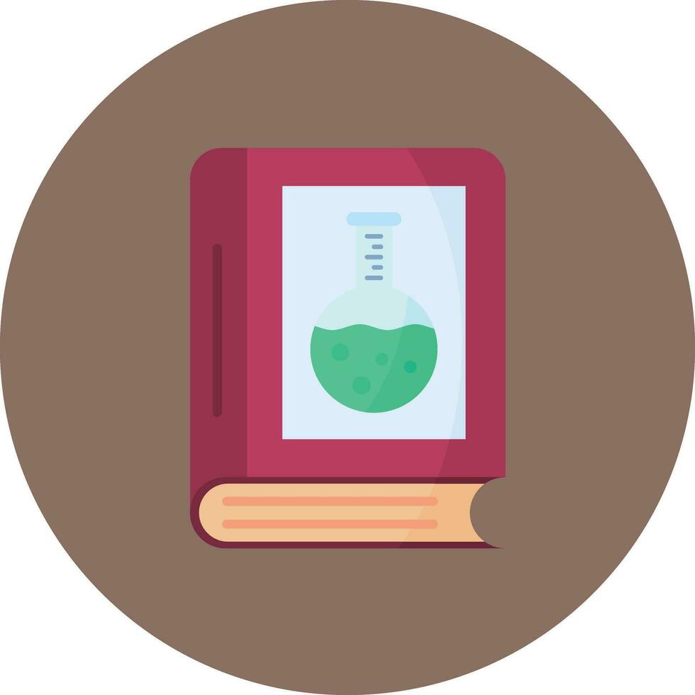 Chemistry Book Vector Icon