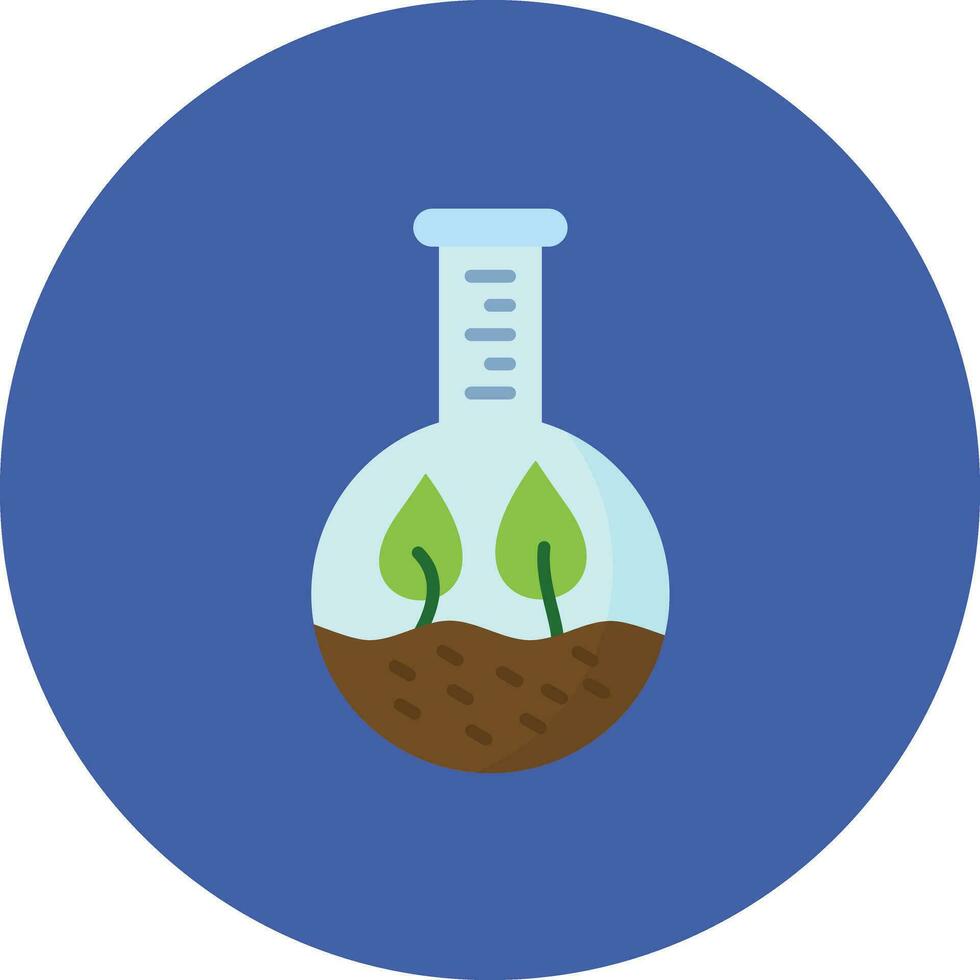 Plany Test Tube Vector Icon
