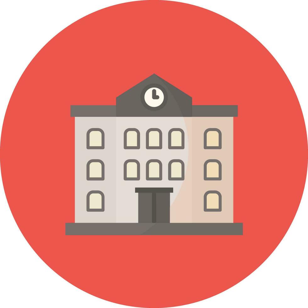 Old Building Vector Icon
