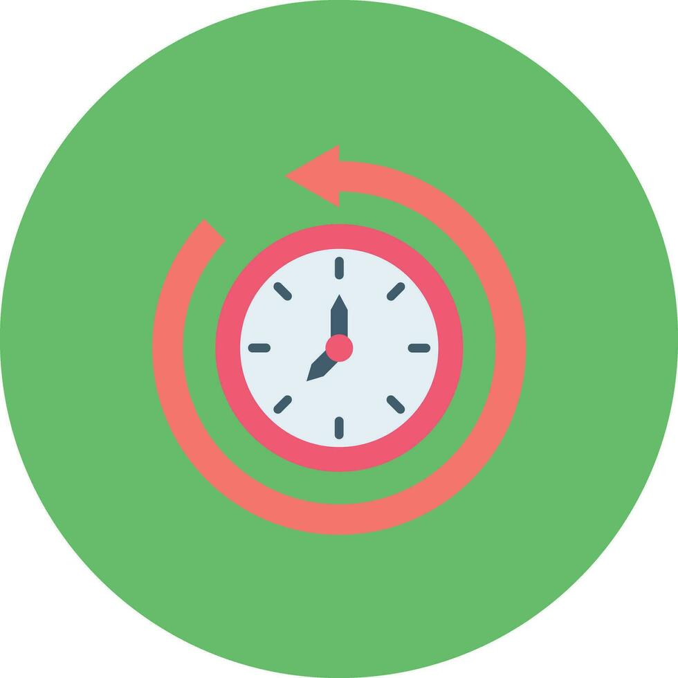 Return to the Past Vector Icon