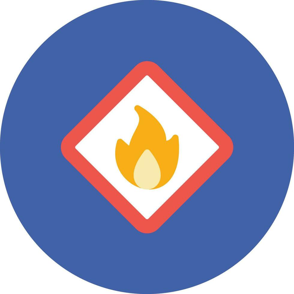 Flammable Vector Icon