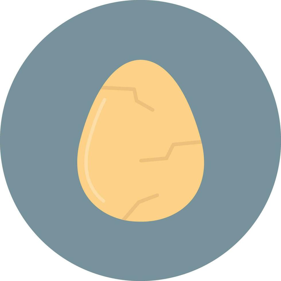 Cracked Egg Vector Icon