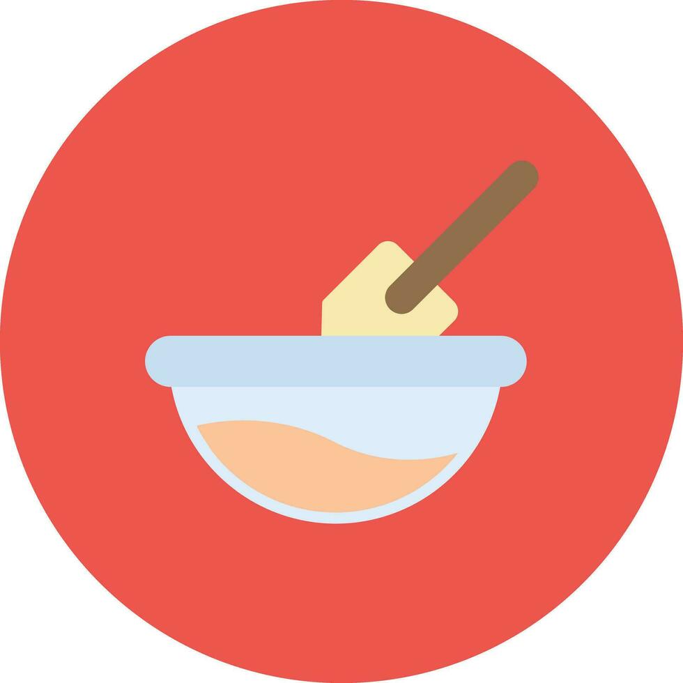 Mixing Flour Vector Icon