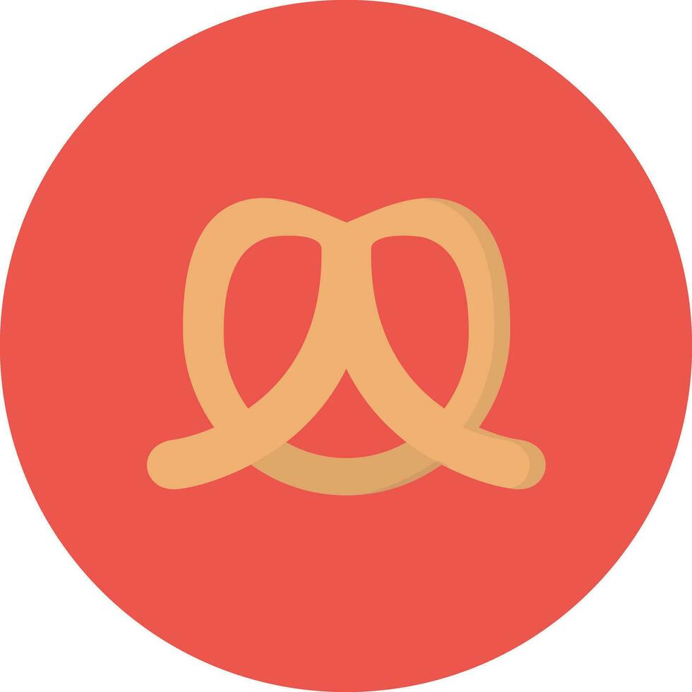 icono de vector de pretzel