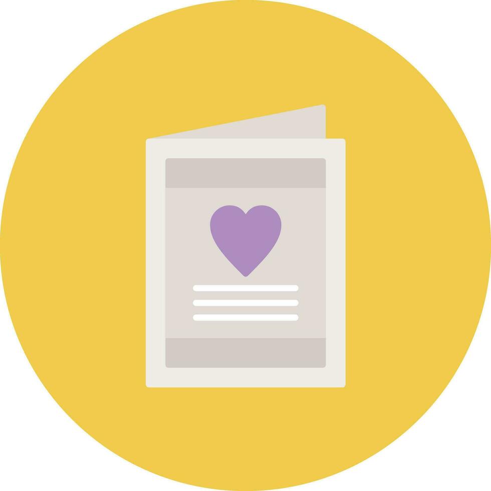 Greeting Card Vector Icon