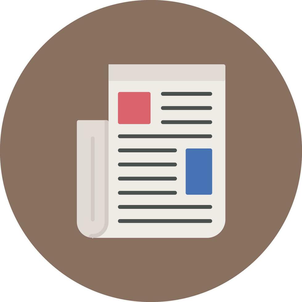 Newspaper Vector Icon