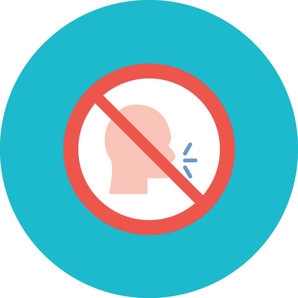 No Talking Vector Icon