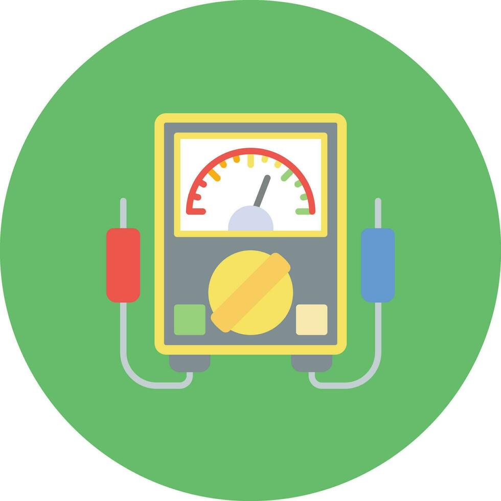 Voltmeter Vector Icon