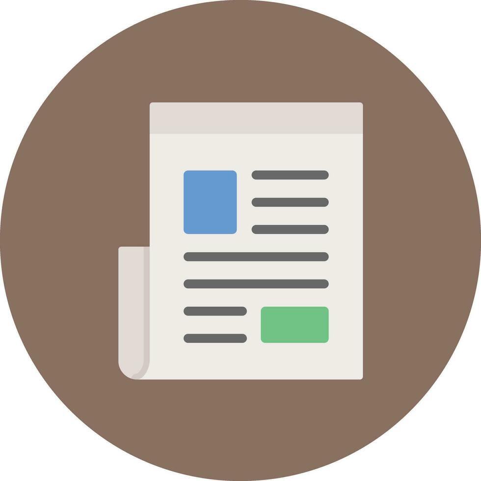 Newspaper Vector Icon