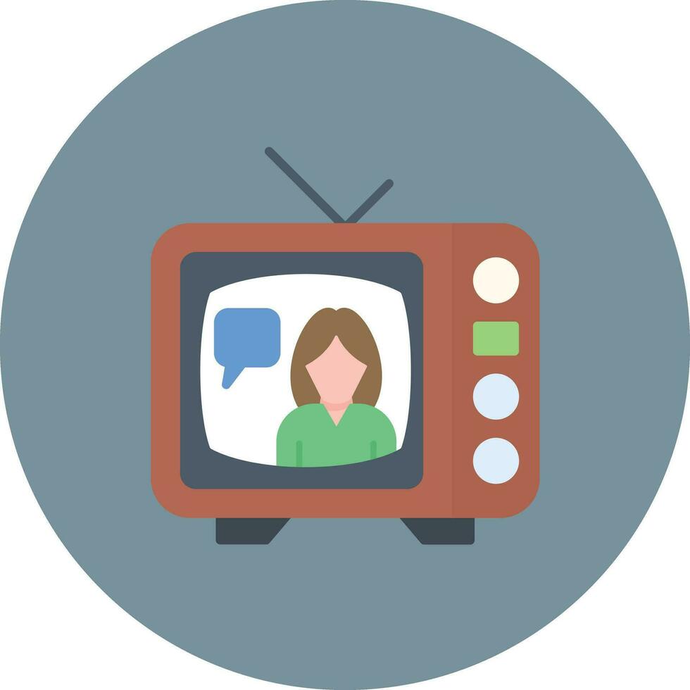 Talk Show Vector Icon