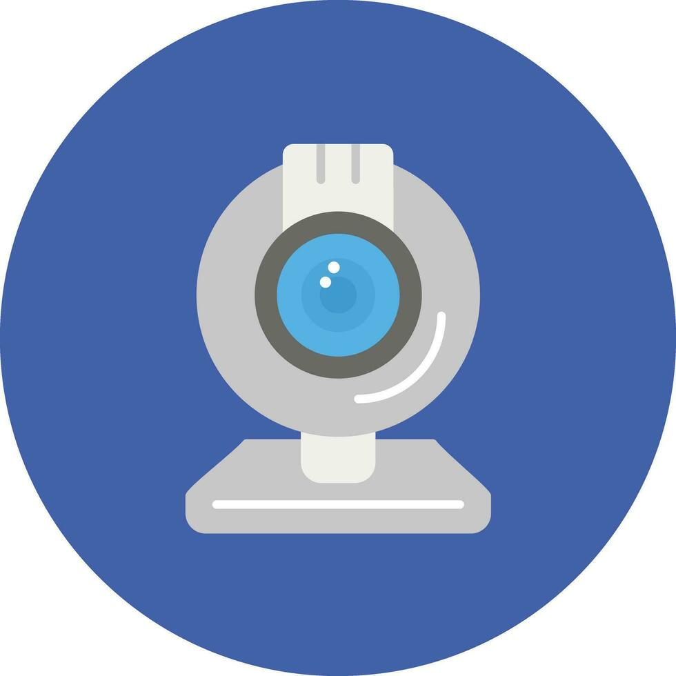 Round Webcam Vector Icon