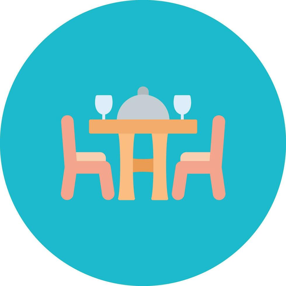 Dining Table Vector Icon