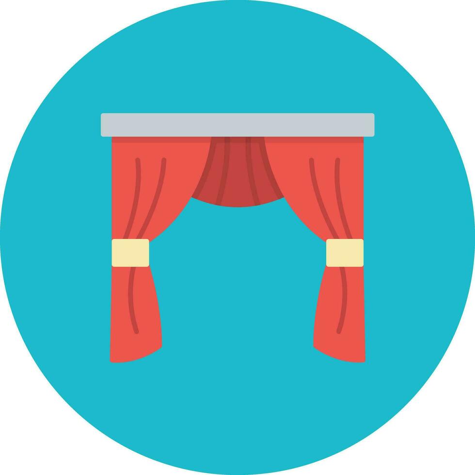 Curtains Vector Icon