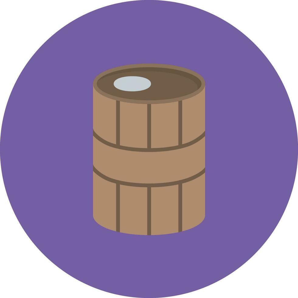 icono de vector de barril