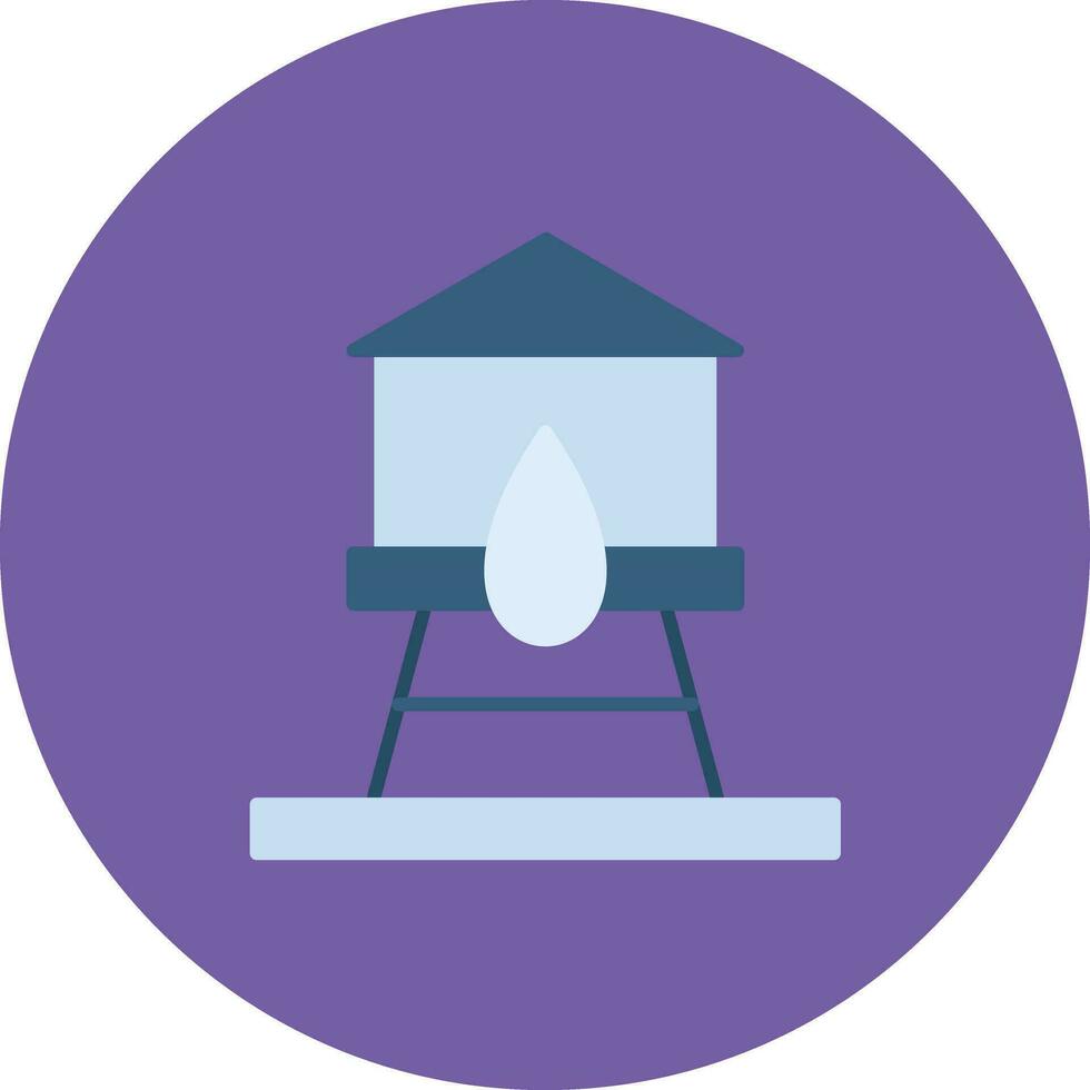 Water Tower Vector Icon