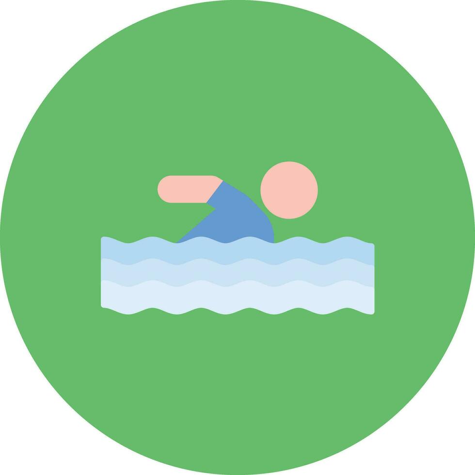 Swimming Vector Icon