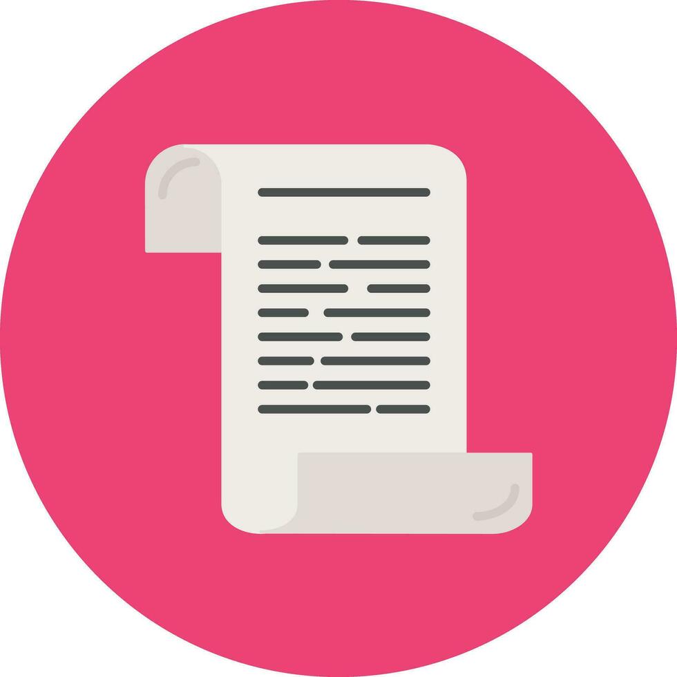 Pirate Scroll Vector Icon