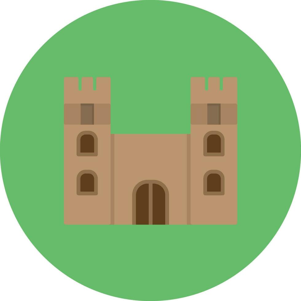 icono de vector de castillo