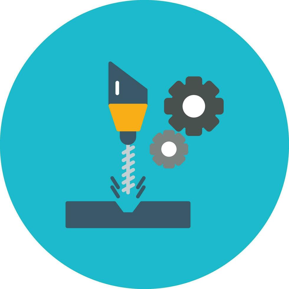 Cnc Machine Vector Icon