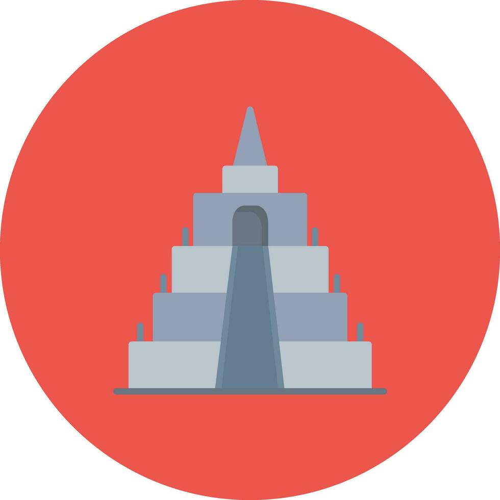 borobudur vector icono