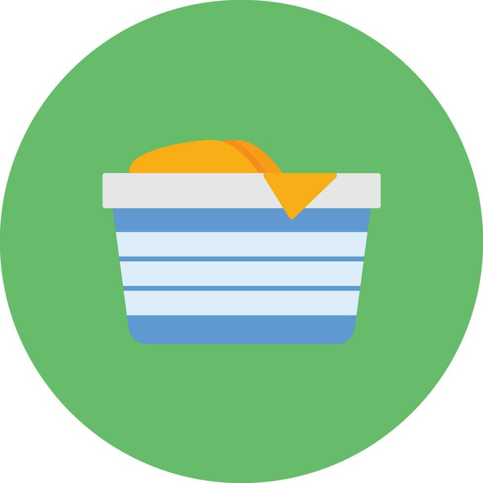 Laundry Basket Vector Icon