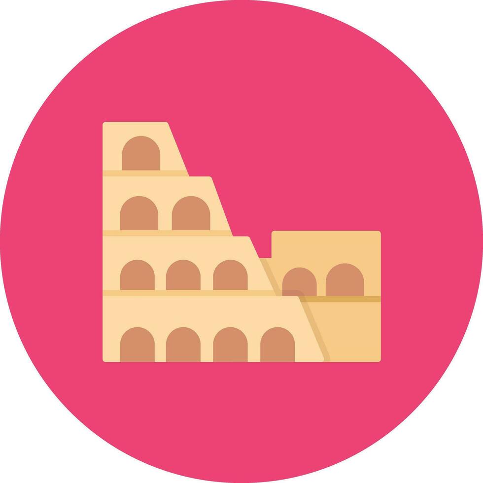 Coliseo vector icono
