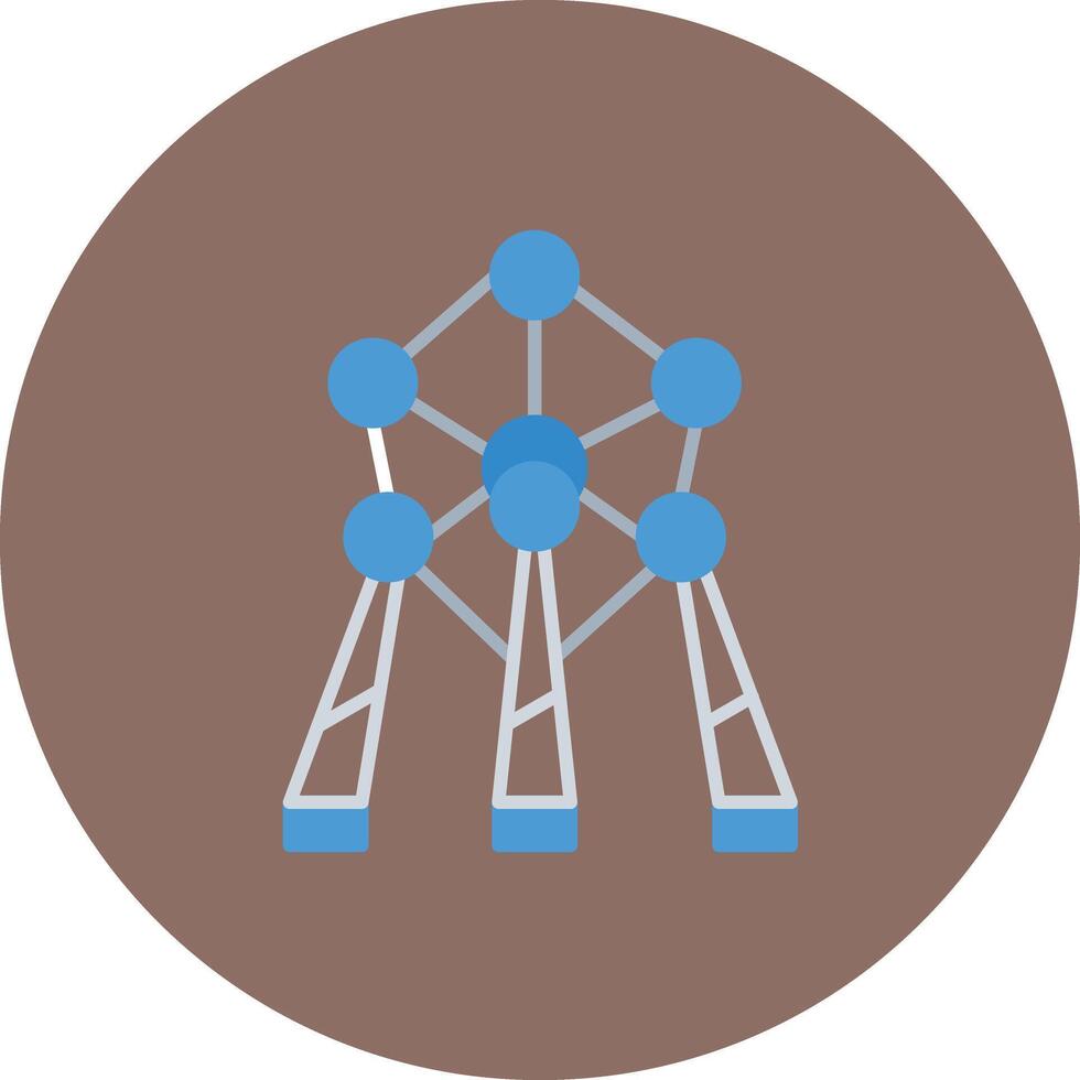 Atomium Vector Icon