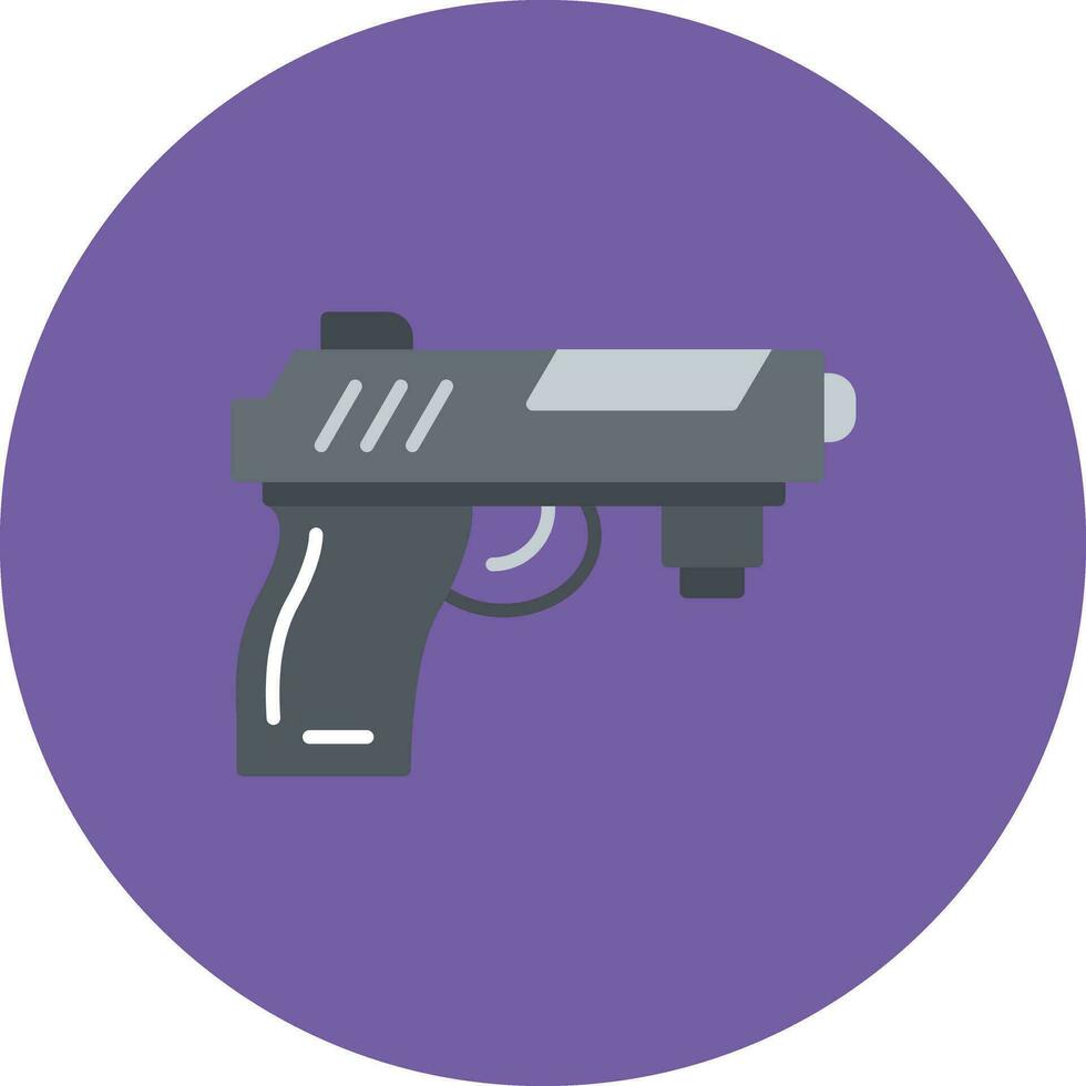 Ejército pistola vector icono